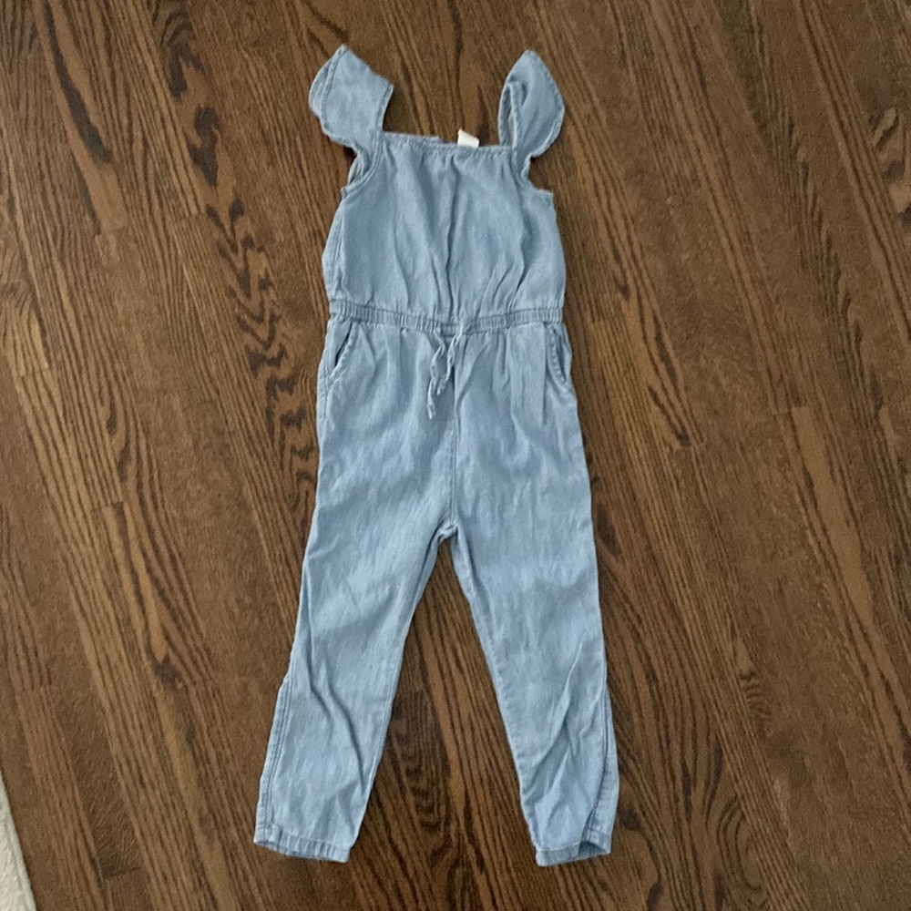 Gap toddler girls chambray romper - Picture 1 of 4